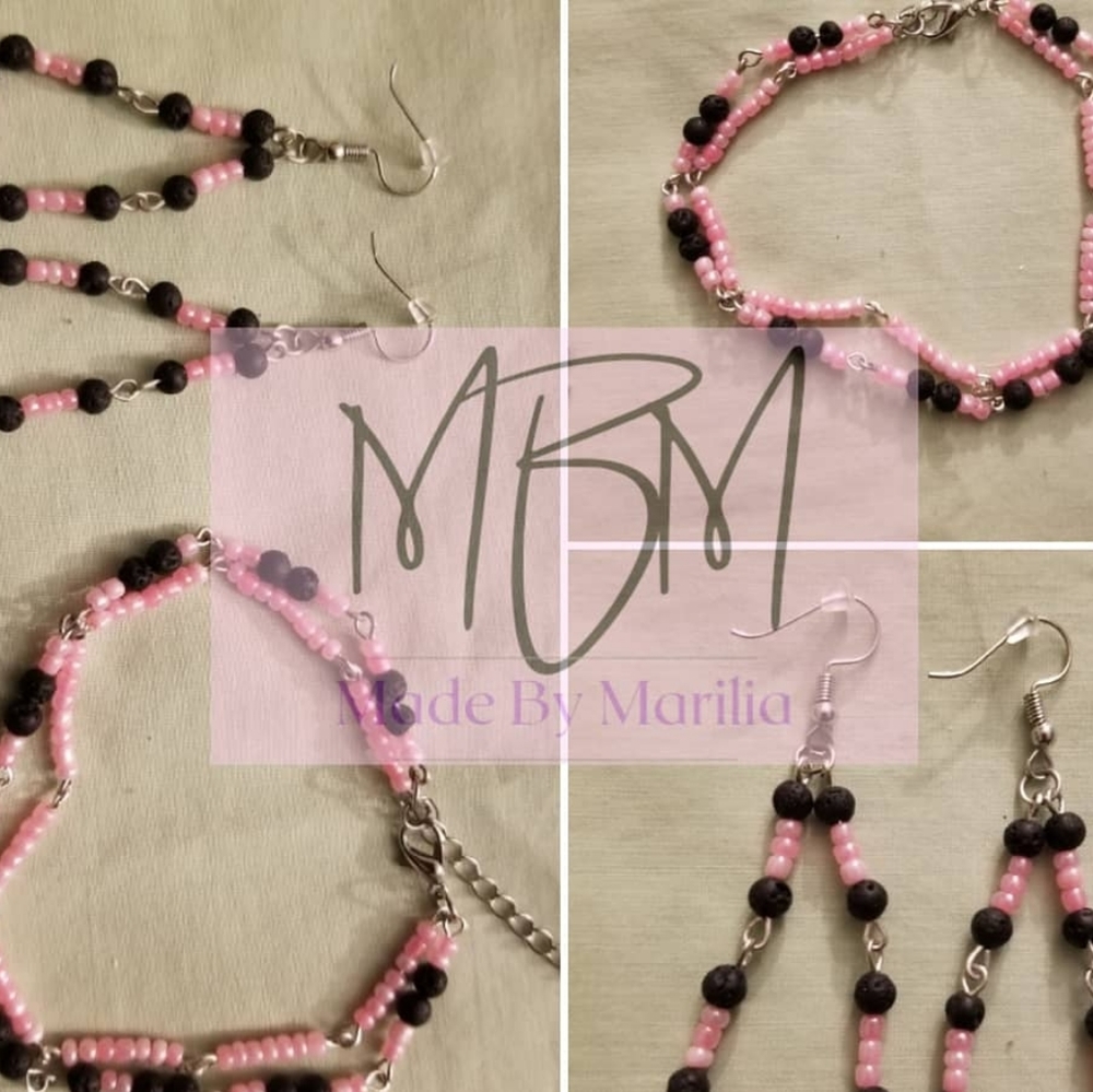 Handmade Bracelet and Earrings set